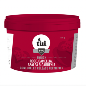 Tui Enrich Rose Camellia, Azalea & Gardenia Controlled Release Fertiliser 500g