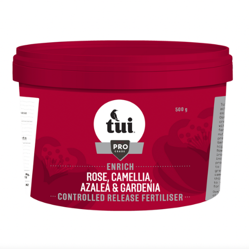 Tui Enrich Rose Camellia, Azalea & Gardenia Controlled Release Fertiliser 500g