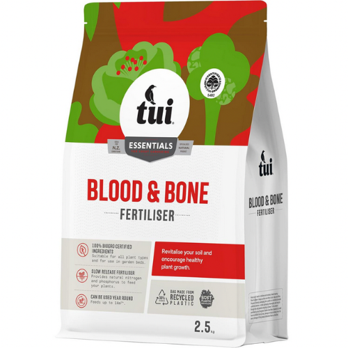 Tui Blood & Bone, 2.5kg bag (Certified Organic)