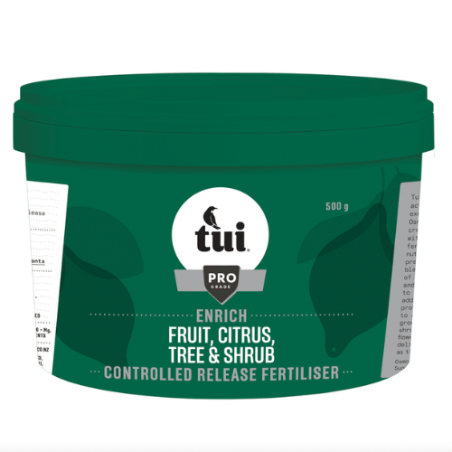 Tui Enrich Fruit, Citrus, Tree & Shrub Controlled Release Fertiliser 500g