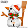 Snowman - 3D Cardboard Model Kit - Image 4