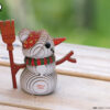 Snowman - 3D Cardboard Model Kit - Image 2