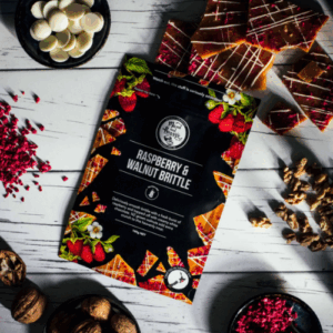 Raspberry and Walnut Brittle - 180g