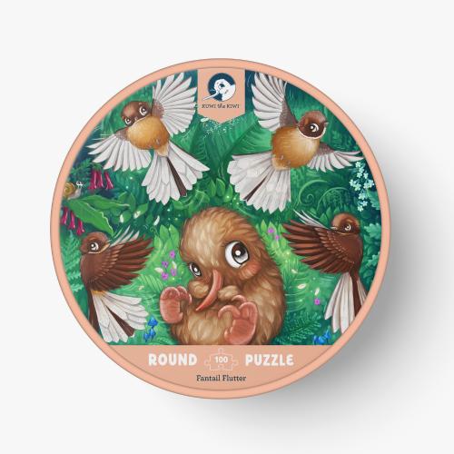 Kuwi & Friends - Fantail Flurry - 100 piece puzzle - Image 4
