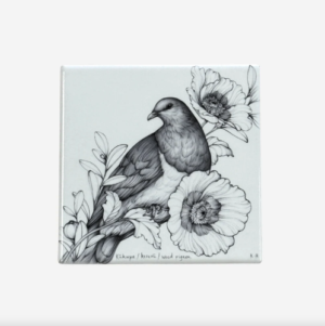 Coaster - Kūkupa / Kererū / Wood Pigeon by Katy Hayward