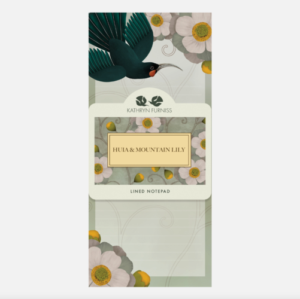List Pad - Huia & Mountain Lily from Kathryn Furniss
