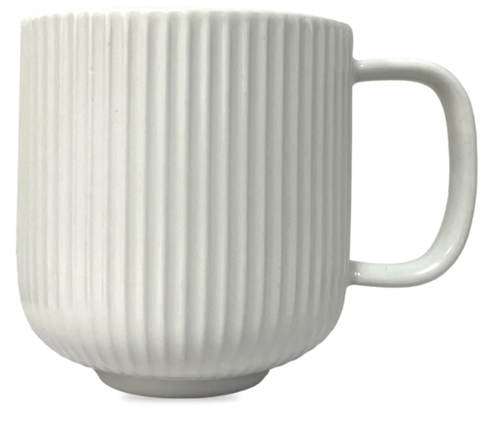 Bailey + Gray Matte White Luna Mug 350ml - Image 2