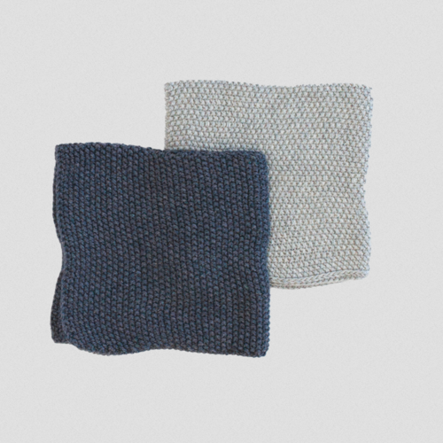 Bailey + Gray Cotton Knitted Wash Cloth (Set of 2) - Image 2