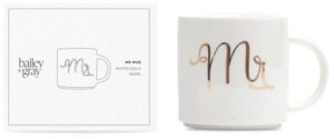 Bailey + Gray MR Mug with gold foil