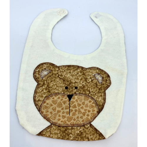 Barry the Bear - Handcrafted Bib - Image 2