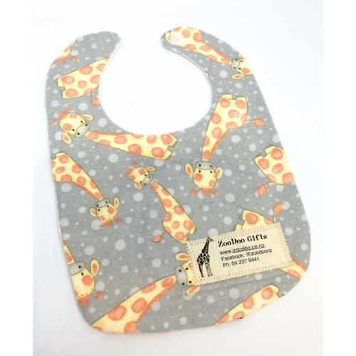 Gerry the Giraffe - Handcrafted Bib - Image 2