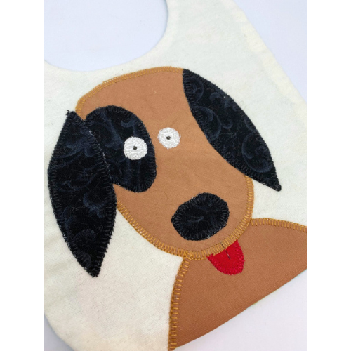 Dale the Dog - Handcrafted Bib - Image 2
